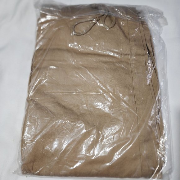 King Size Khaki Denim Casual Pants 7XL x 38 - Picture 2 of 2